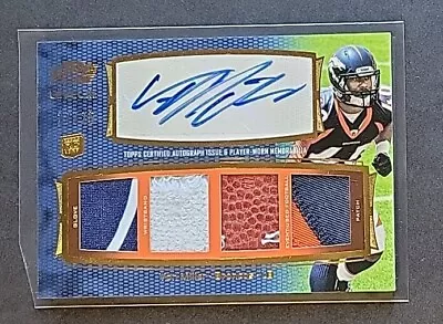 Von Miller 2011 Topps Prime Level III Quad Patch RC Auto #17/25 Rare RPA Rookie • $350