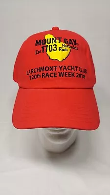 #2090 Mount Gay Rum Barbados Larchmont Yacht Club 120th Race Week 2018 Hat NWOT • $22