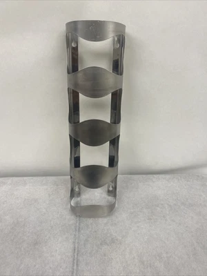 $14.99 • Buy Ikea  VURM Wall Shelf Mount Stainless Steel Wine Rack Holds 4 Bottles