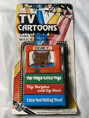 Vintage Three Little Pigs TV Cartoons Toy FROM 1960 & 70’s STILL FACTORY SEALED • $18