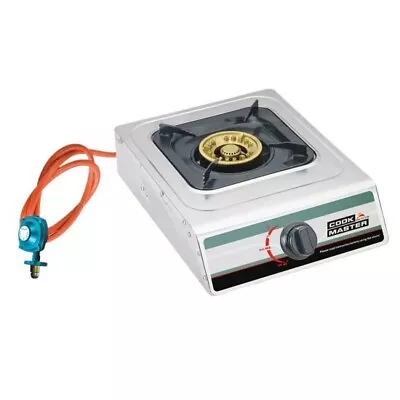 Cookmaster Single Portable Propane Gas Stove Burner BBQ Camping With Regulator • $36.95