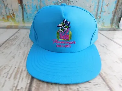 $10.49 • Buy Flamingo's Bar & Grill Bar Snapback Hat Cap New Old Stock