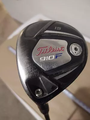 Titleist 910 F 3 Fairway Wood 15* Diamana Kai'li 75 Mid Flex-S Graphite Mens LH • $49.95