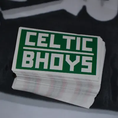 X25 Celtic Bhoys 8x5cm Stickers - Inspired By Glasgow Casuals Ultras Away Days • $8.30