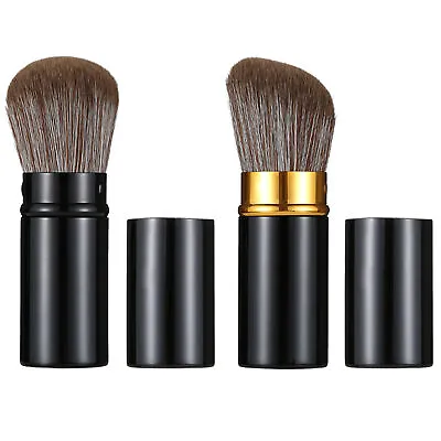 2pcs Retractable Portable Premium Synthetic Makeup Brush Set For Blush Bronzer • $12.99