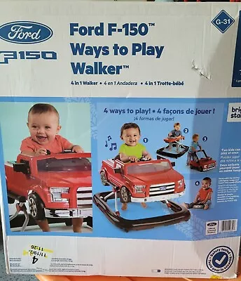 Bright Starts Ford F150 Walker W/Activity Toy/Truck Push Handle For Baby/Toddler • $90