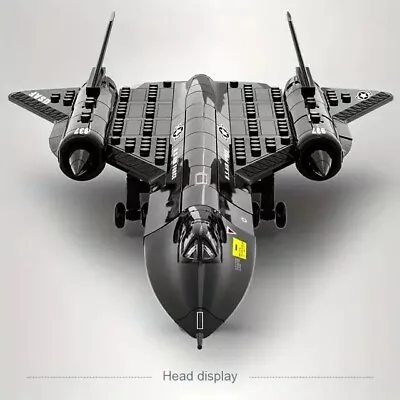 SR-71 Blackbird Military Aircraft Building Blocks - Space Puzzle Toy Set • $33.67
