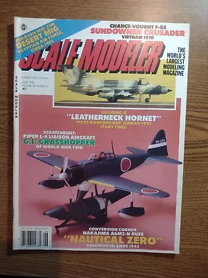 Scale Modeler Vol. 28 No. 6 (JUN 1993) - Leatherneck Hornet - Desert MIG • $7.50