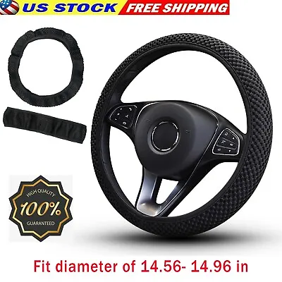 For Chevrolet Durable Microfiber Car Steering Wheel Cover Breathable Anti-Slip • $8.99