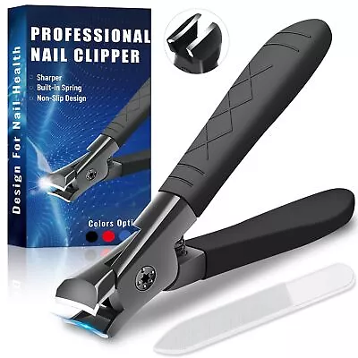 Nail Clippers For Men  Women Thick Nails Professional Large Heavy Duty Toe Nail • $10.62