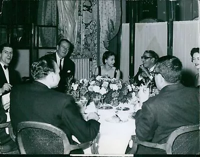 John Wayne And Margot Fonteyn At A Gala For The... - Vintage Photograph 4983970 • $22.90