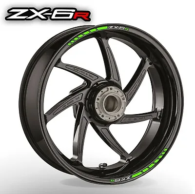 ZX6R Wheel Rim Stickers Decals - Choice Of 20 Colours - Zx- 6 Ninja • £9.98