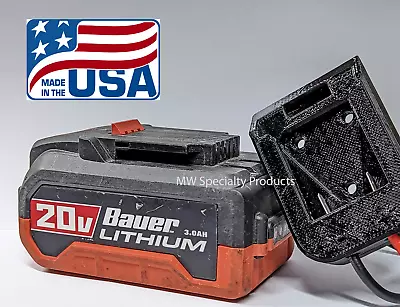 DIY Bauer 20V Battery Adapter Holder Dock With Wires For Power Wheels Upgrade • $19.50