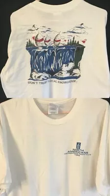 Vtg Yacht Club T Shirt Youngstown 1995 Don’t Trust Local Knowledge Single Stitch • $22.50