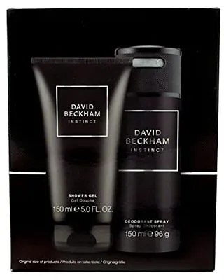 David Beckham Instinct Gift Set With Shower Gel 5 Oz And Deodorant Spray 5.07 Oz • £15.42