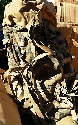 Used USMC GEN 2 ILBE MARPAT MAIN BAG With Internal Frame . • $42.99