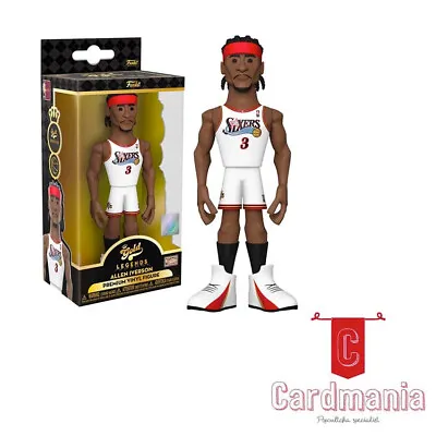 NBA Basketball - Allen Iverson Philidephia 76ers 5  Gold Premium Vinyl Figure • $22.49