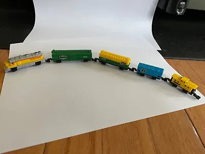 Vintage Micro Machines Western Freight Union Pacific Train Set - 1989 Galoob • $35