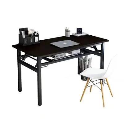 $86.99 • Buy Foret Foldable Computer Desk Study Home Office Table Student Workstation Storage