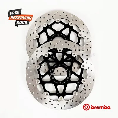 £474 • Buy Brembo Floating Front Brake Disc Pair Fits Moto Guzzi 1200 Sport (8V) / SE 2012-