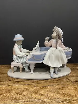 RARE - Lladro Black Legacy Collection: #5930  Jazz Duo  (Piano Player/Singer) • $624.99