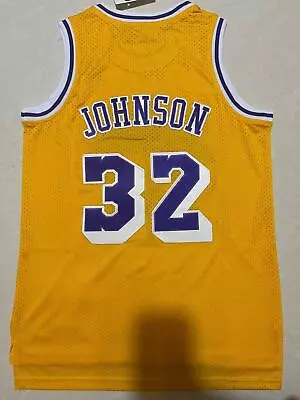 Hardwood Classics Los Angeles Lakers Jersey 32 Magic Johnson Jersey !!! • $42.66