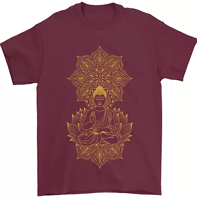 £7.49 • Buy Mandala Buddha Art Mens T-Shirt 100% Cotton