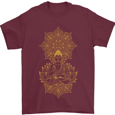 £7.49 • Buy Mandala Buddha Art Mens T-Shirt 100% Cotton