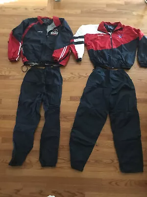 Lot Of 2 Dark Blues Holloway Wind Track Suits Warm Lining Mens Size L • $3.49