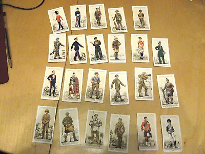 23 John Player Cigarette Cards Uniforms Of The Territorial Army • £1.20