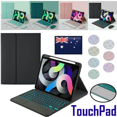 $55.99 • Buy For IPad 7 8 9 10th Gen Pro 11 Air 4 5th Bluetooth Keyboard Touchpad Case Cover