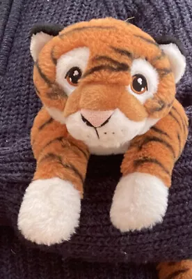 Keel Toys KEELECO TIGER 22cm Soft Toy Wild Cat 100% RECYCLED Eco Plush • £9.99