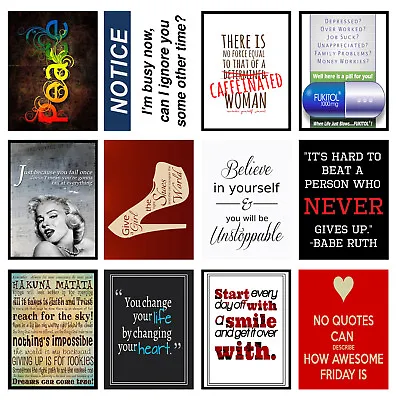 £4.84 • Buy Funny, Retro Metal Signs/Plaques, Cool Novelty Gift, Quotes 8