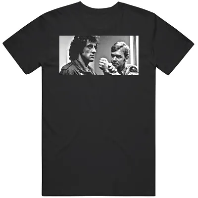 Rambo First Blood David Caruso Punch Scene Retro Classic 80s Movie Fan   T Shirt • $18.99