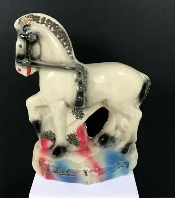 Vintage Carousel Horse Chalkware Figurine • $28.99