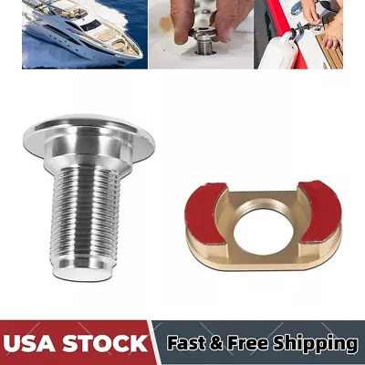 1/2'' Quick Release Boat Fender Holder Receiver Lock Kit Marine Stainless Steel • $26.93