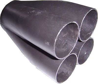 4-1 Mild Steel MERGE COLLECTOR 4 X 1 1/2  In 2 1/2  Out High Performance (C000) • $57.65