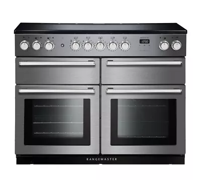 Rangemaster Nexus SE 110 ... Slate / Brushed Chrome Trim 110cm Induction Surface • £1200