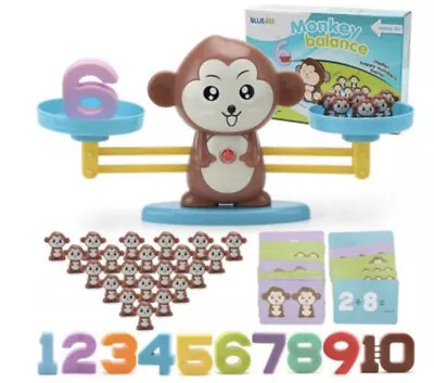 Monkey Balance Math Game Educational Fun Ages 3 And Up 19 Monkeys! • $9.99