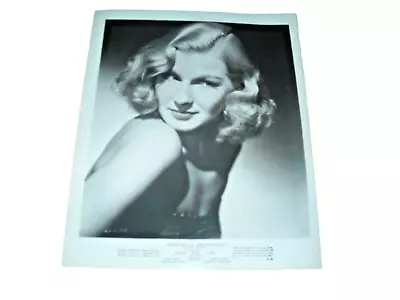 Marion Hutton Vintage Theatre Photograph For Movie Love Happy Starring Marx Bros • $12.50