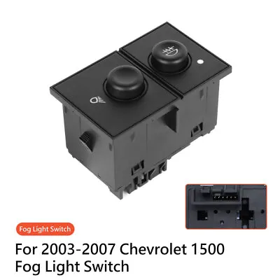 New Fog Light Switch Fits For Yukon Chevy Tahoe Chevy Silverado GMC Sierra 1500 • $10.68