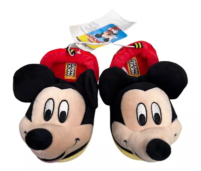 Disney Junior Mickey Mouse Slippers- Size 9/10 - Unisex - New With Tags • £8.83