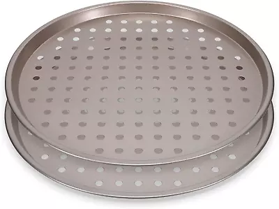 Ultra Cuisine Perforated Pizza Pan With Holes Nonstick Pizza Pan For Oven - Pans • $19.54