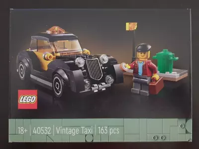 LEGO Vintage Taxi 40532 Exclusive Set Incl 1 Minifigure • $59.90