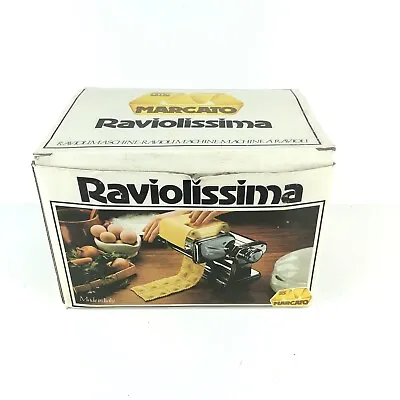 Marcato Raviolissima Ravioli Maker Machine Attachment Cutter Manual Vintage HG5 • $30.12