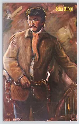 Western~John Ringo~Gunfighter Of The Old West~Shot At 38~By Lea McCarty~Vtg PC • $3