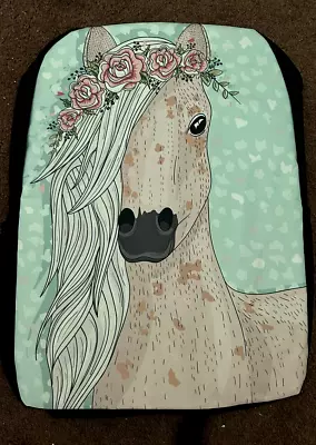 New Beautiful Horse With Mane & Floral Crown Backpack Ships Free • $22.94