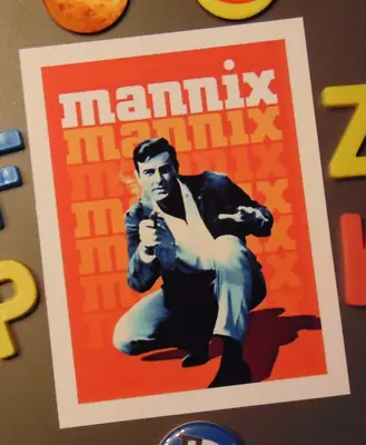 MANNIX Beer Fridge Toolbox MAGNET Gift TV Show 1960s Private Detective Man Cave • $13.95