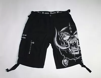 Motorhead Cargo Shorts Ace Of Spades Shorts Born To Raise Hell Shorts • $80.80