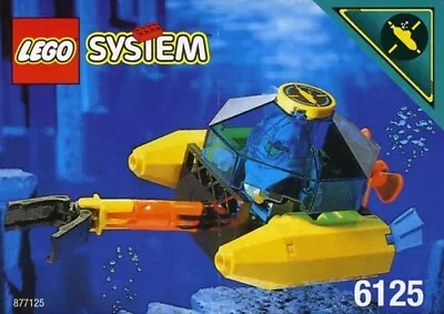 Lego Aquazone Aquanauts SEA SPRINT 9 6125 100% Complete With Parts List • $16.99